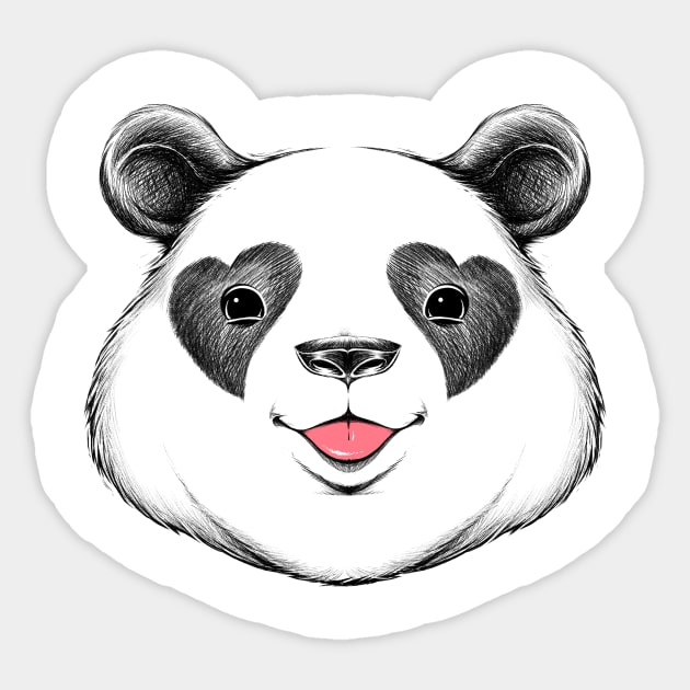 Panda Love Sticker by Tobe_Fonseca